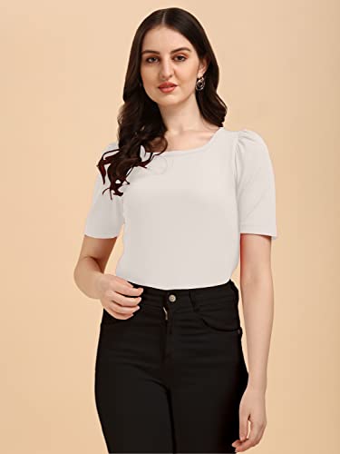 Image of Wedani Women's Solid Regular Fit Blouse