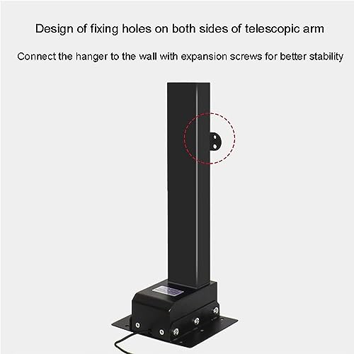Support TV plafond motorisé escamotable pour écran 26 à 43 pouces avec télécommande - 5