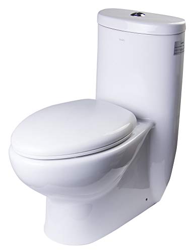 Eago Tb309 Tall Dual Flush Eco-Friendly Ceramic Toilet, 1-Piece #TOP2