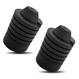 Slykew 2 PCS Car Bumper Damping Rubber Pad, Hood Stop Bumper Buffer Rubber Block, OEM 90541-15019 Modification Accessories, Compatible with GAC Highlander Tundra Runner (Black)