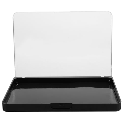 LOORGVEL Paleta Vacía Magnética para Sombras de Ojos y Maquillaje Bandeja Compacta Color Negro Brillante Organizador Multifuncional para Sombras Labiales y Coloretes Almacenamiento