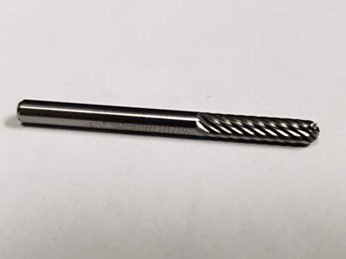 Fresa Alfa Tools B71254 Carburo 1/8 pulg cabeza y vástago miniatura 3