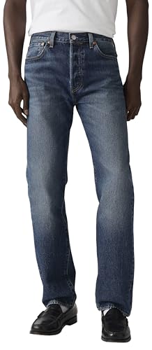Levi's Herren Jeanshose 501 Original mit Knopfleiste, Straight Fit, Blau (Change Your Mind), W33/L32 – Ansicht 3