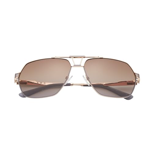 L.A.M.B. Gwen Stefani LA577 Women's Geometric Aviator Sunglasses, Rose Gold, 61 mm, UV400 Protection2