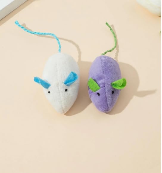 2-pcs-Plush-Mouse-Cats-Rattling-Mice-Amusement-Toys-Catnip-Mice-Toys-Cat-Mice-Toys-Kitten-Stuffed-Animal-Toy-Cat-Catching-Toy-Sponge-Ball-Choose-Color-May-Vary