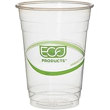 GreenStripe Cold Drink Cups, 16oz, Clear, 50/Pack, Sold as 1 Package, 50 Each per Package