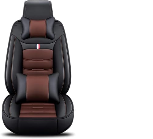 Housse de siège de voiture en similicuir luxe noir café pour rafraîchir l'intérieur de votre BMW