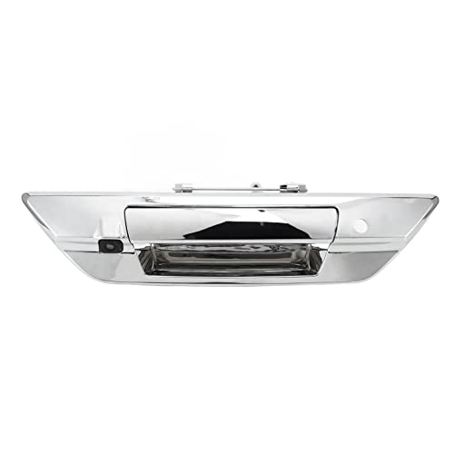 Image of Backup Camera Qiilu Rear View License Plate Reverse Camera Car Trunk Handle Color Backup Camera IP66 150‑170 Wide Angles Replacement for 2017‑2021(Silver)