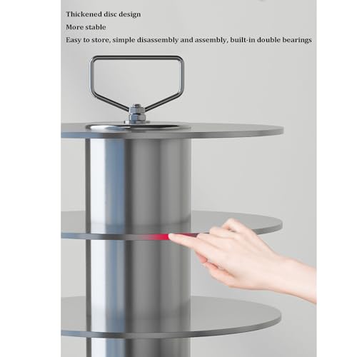 Portacarretes de acero inoxidable con organizador ajustable multieje para cables 7