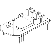 OMPHOBBY M2 قطع غيار طائرات الهليكوبتر التحكم في الطيران PCB مجلس مجموعة OSHM2071 Rc اكسسوارات طائرات الهليكوبتر ل OMPHOBBY M2 RC طائرات الهليكوبتر