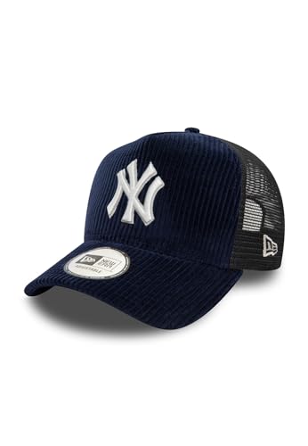 New Era MLB Cord Trucker Adjustable Cap NY Yankees Dunkelblau, Size:OneSize
