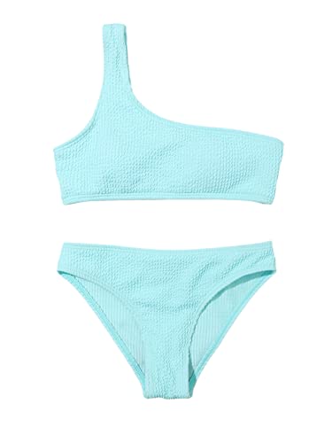 Image of SOLY HUX Girl's One Shoulder Bikini Bathing Suits 2 Piece Swimsuits