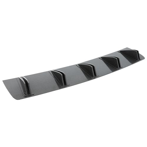 ユニバーサル 81.5 センチメートル 5 フィンリアディフューザーバンパースプリッターあごスポイラー下唇ボディキット に適合する W212 W211 に適合する E クラス E350 E250 RESPUNEKBAH(Carbon Look)