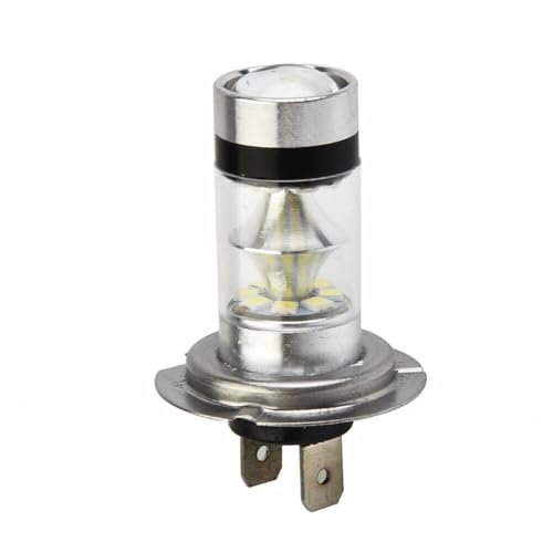 JKAPCYJFHF 2 bombillas LED H7 de 100 W para faros delanteros antiniebla para coche, color blanco