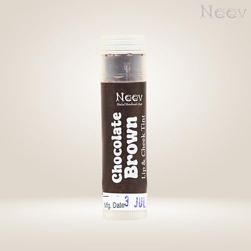 Image of Neev Herbal Lip & Cheek Tint � Chocolate Brown | 100% Organic, Nourishing & Chemical-Free Beauty Essential for Women
