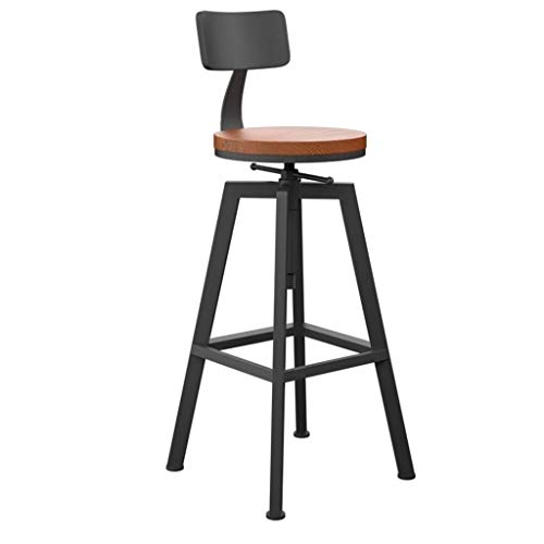 WHOJA Barhocker Rund drehbar Hoher Hocker Metallrahmen Küchenbar...