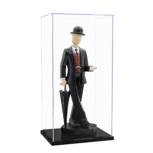 Tingacraft Acryl Vitrine (18,3 x 14,4 x 37,2 cm) Schaukasten für 1/6 Figur Cover
