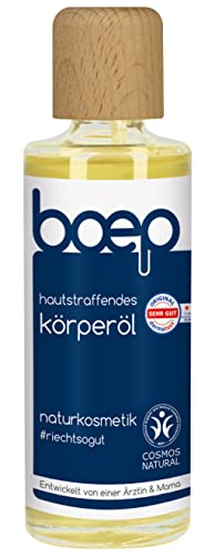 boep Hautstraffendes Körperöl - Naturkosmetik Schwangerschaftsöl für straffere, glattere Haut (125ml) Cover