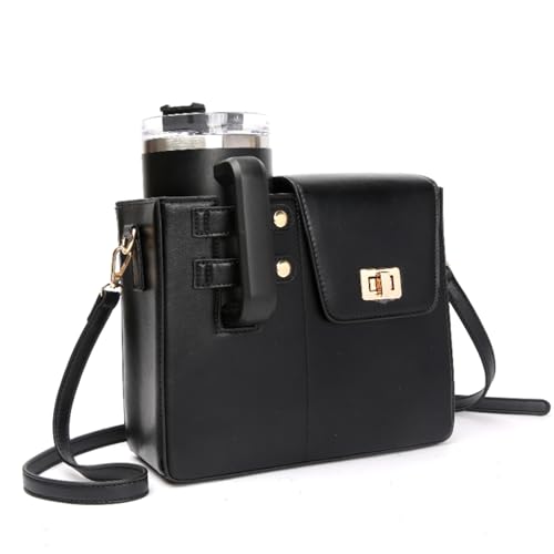 Sac de rangement pour tasse isotherme avec bandoulière ajustable