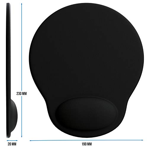 Mauspad mit Handauflage von CSL-Computer Ergonomisches Gelpad für Büro