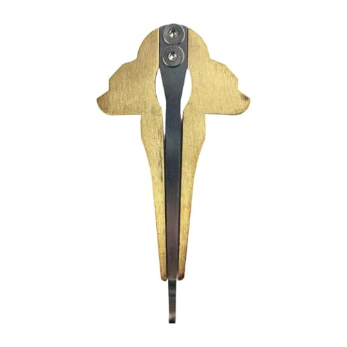 STARTIST Jews Harp Jaw Harp Portable, Easy to Play, Gift Professional Beautiful Sound, Folk Music Musical Instrument for Adults, Kids, Gold Triangle