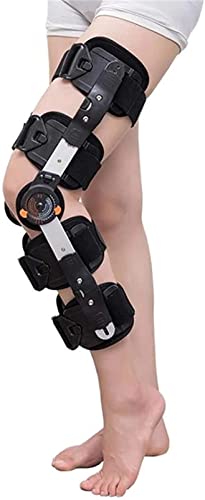 Genouillère fonctionnelle réglable pour rééducation post-opératoire et rupture des ligaments