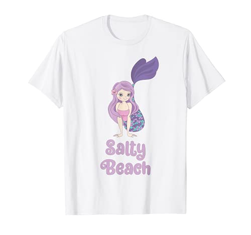 Salty Beach - Cute Mermaid Camiseta