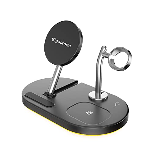 Amazon.co.jp: Gigastone 3 in 1 Magnetic Wireless Charger, Max 15W