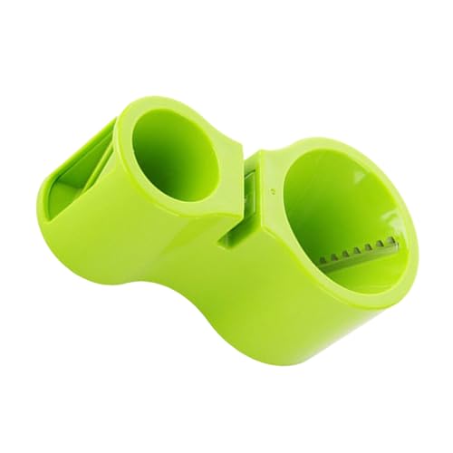 Rallador multiusos para cocina, doble cabeza, ABS, verduras, frutas, espiralizador, afilador de óxido, cortador de verduras