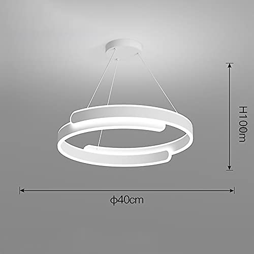 Lustre LED rond blanc pour en finir avec les pièces sombres et mal éclairées