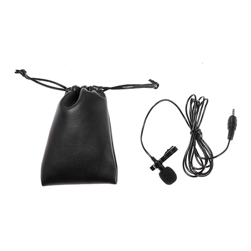 Garneck Clip-on Microphone for Phone Karaoke Pc 3.5mm Jack Sound Windscreen Included