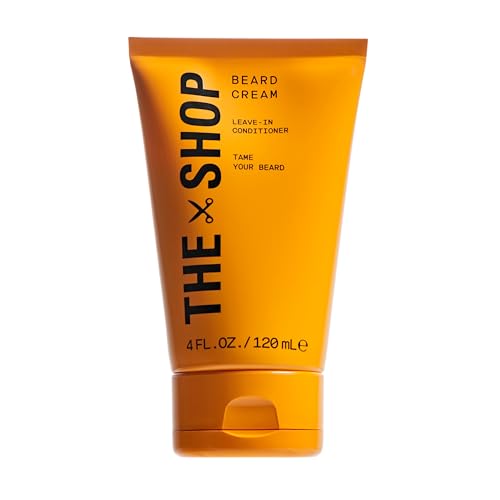 The Shop by LeBron James Men's Conditioning Beard Cream, Leave-In Moisturizer with Avocado Oil &...