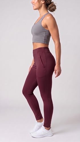 Image of Mehrang Stretchable Yoga Pants for Women & Gym Pants for Women Workout with Mesh Insert & Side Pockets