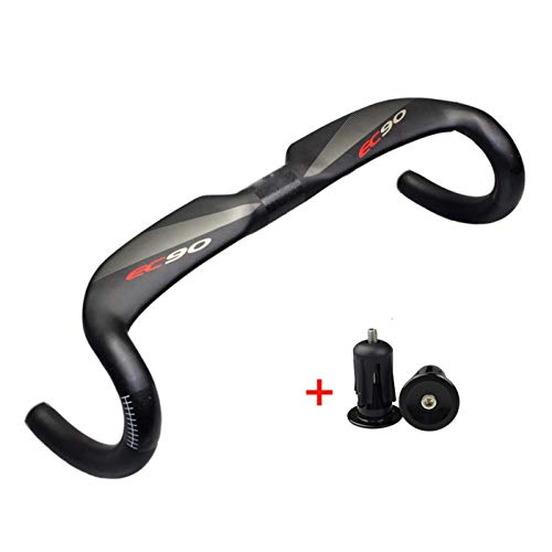 EC90 Road Bike Drop Bar UD Matte Full Carbon Handlebar Cycling Bent Bar