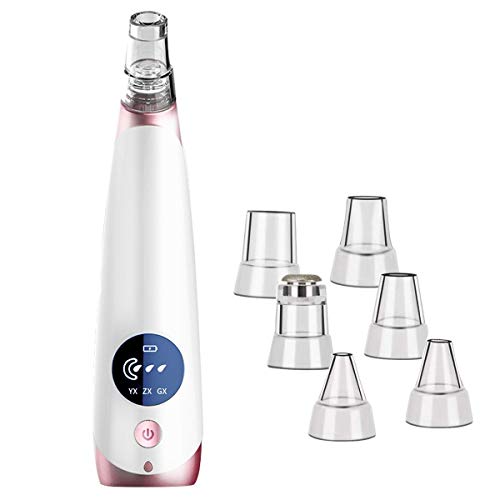 Blackhead Remover Pore Vacuum, Facial Pore Suction Cleaner, Rechargeable Comedone Extractor Acne Removal Cleansing Tool with LED Screen Display