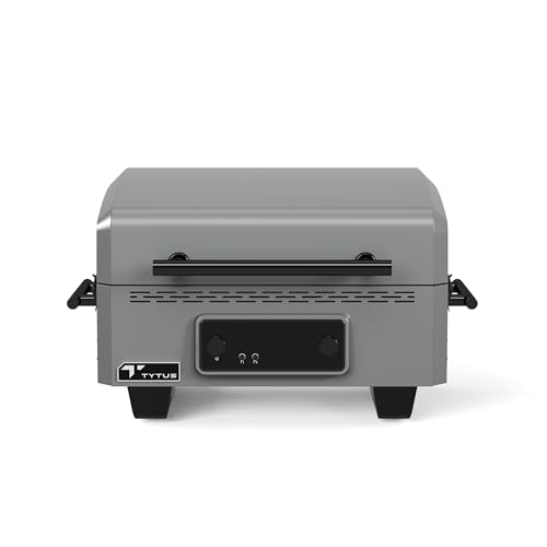Tytus Portable Tabletop Electric Grill & Griddle Combo, 318 sq in Area