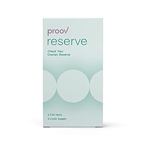 Proov Reserve | at-Home Ovarian Reserve Test | Non-invasive Testing | Results in 10 Minutes | 6 Urine FSH Tests