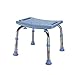 OH Sedia da Bagno Assemblaio Regolabile Vecchia Sedia da Bagno Donne Incinte Sgabello da Bagno Sgabello da Bagno Blue Anti-Skid Tavolo Antiscivolo Senza Schienale Sgabello Doccia, Anziani A