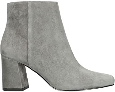Bella Vita Women's Ankle Boot, Grey Suede Leather, 12 X-Wide | Image 6