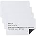 4 Pcs Card Game Mats 14 x 24 Inch Playmat Sublimation Blanks Playmat Smooth Card Playing Mat for Board Games, and Collectible Card Playing (White)