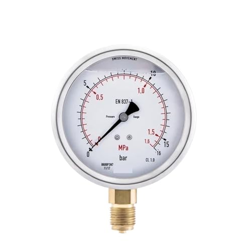 KOSBO EN837-1 Ölgefülltes Spüldruckmessgerät 100mm 600bar