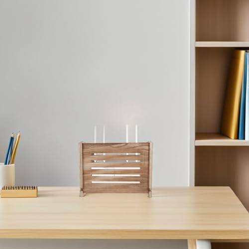 Support routeur mural en bois pour maison et bureau - 8