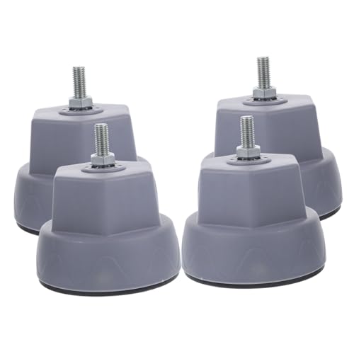 CORHAD 洗濯機と乾燥機のスタンドベースキット 4点セット 防振パッド 洗濯機台座スタンド用 高さ調整可能 騒音低減と滑り止め効果