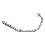 melhor slider para mt 03 PESO: 2.33kg LYLP Sistema Completo De La Motocicleta Tubo Medio De Escape Sin Cordones, For Yamaha MT03 MT-03 YZF R3 R25 YZF-R3 YZF-R25 2014 A 2018 Sin Escape