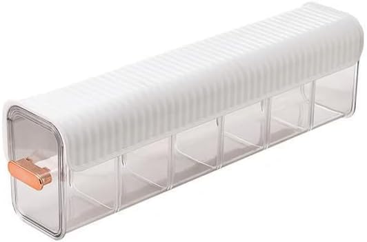 SRWOPKRAY Drawer Socks Organizer Divider, Wall Mount 6 Cell Drawer Storage Boxes and Acrylic Organizers for Lingerie, Sock...
