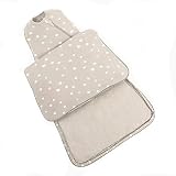 GUNAMUNA Wearable Unisex Baby Swaddle Wrap Sleep Bag Duvet with Easy Diaper Zipper, 2.6 TOG for Newb