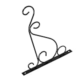 Crochet de jardin mural - fabriqué en fer de pour une utilisation prolongée, supports pour plantes