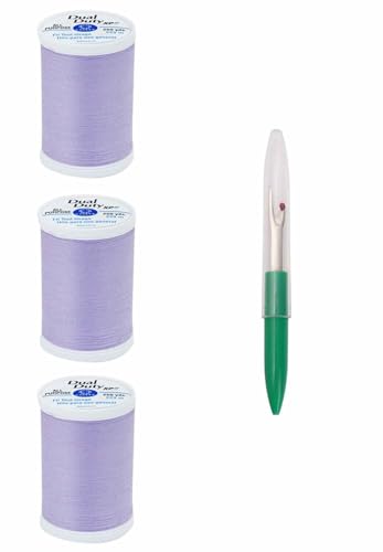 Hilo de Costura Coats & Clark Dual Duty XP 250 Yds (3-Pack) Violeta miniatura 1