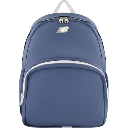 Mochila para laptop New Balance Heritage, casual, para homens e mulheres, índigo, 45,7 cm, Índigo, G