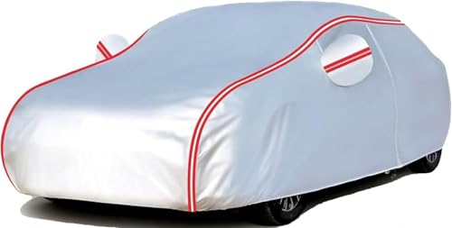 Design con cerniera laterale: Telo copriauto da esterno per Renault Clio V6. Una cerniera si trova sul lato conducente per un facile accesso agli oggetti. L'accesso al veicolo è possibile senza rimuovere il telo.